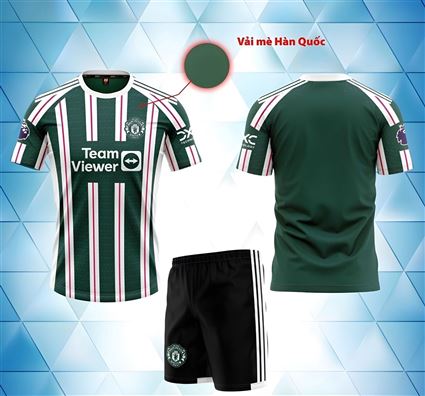 Áo Bóng Đá Manchester United Xanh Rêu Sân Khách 2023-2024